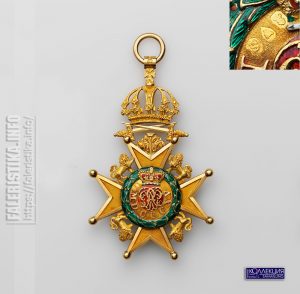 Королевский Орден Гвельфов. Знак рыцаря Большого креста. Реверс. Лондон, 1833-1834