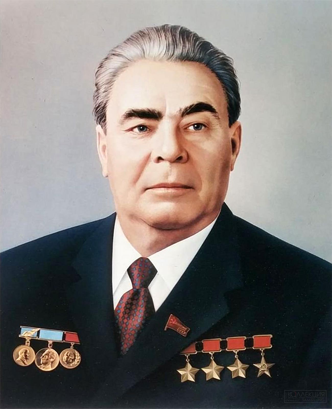 Портрет Леонида Ильича Брежнева