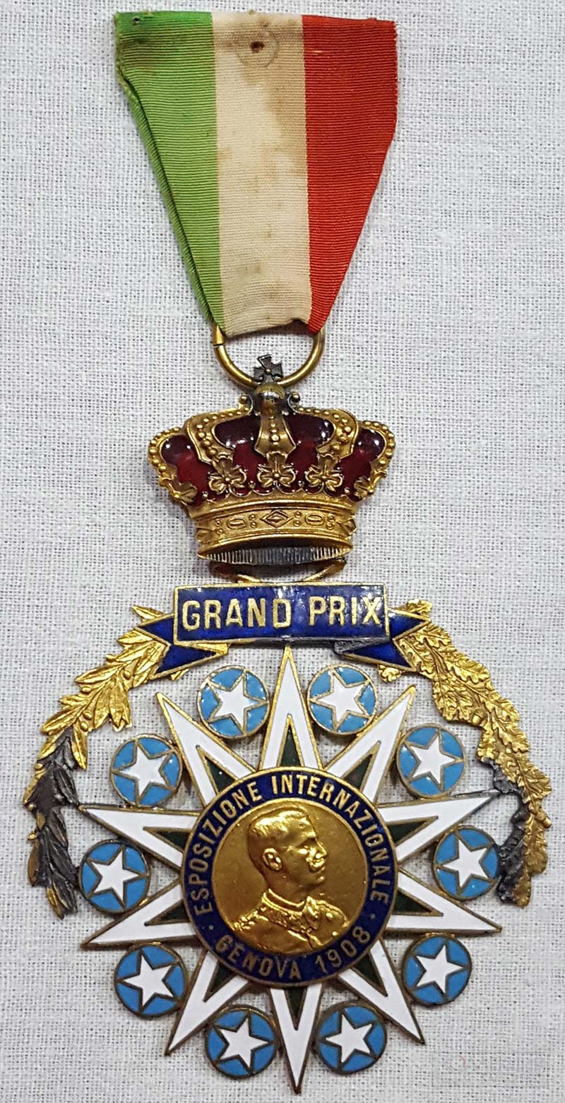 Гран-При международной выставки 1908 г. в Генуе