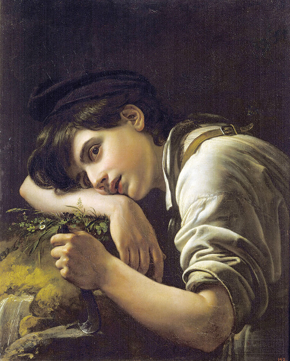 Орест Кипренский. Молодой садовник. 1817. ГРМ