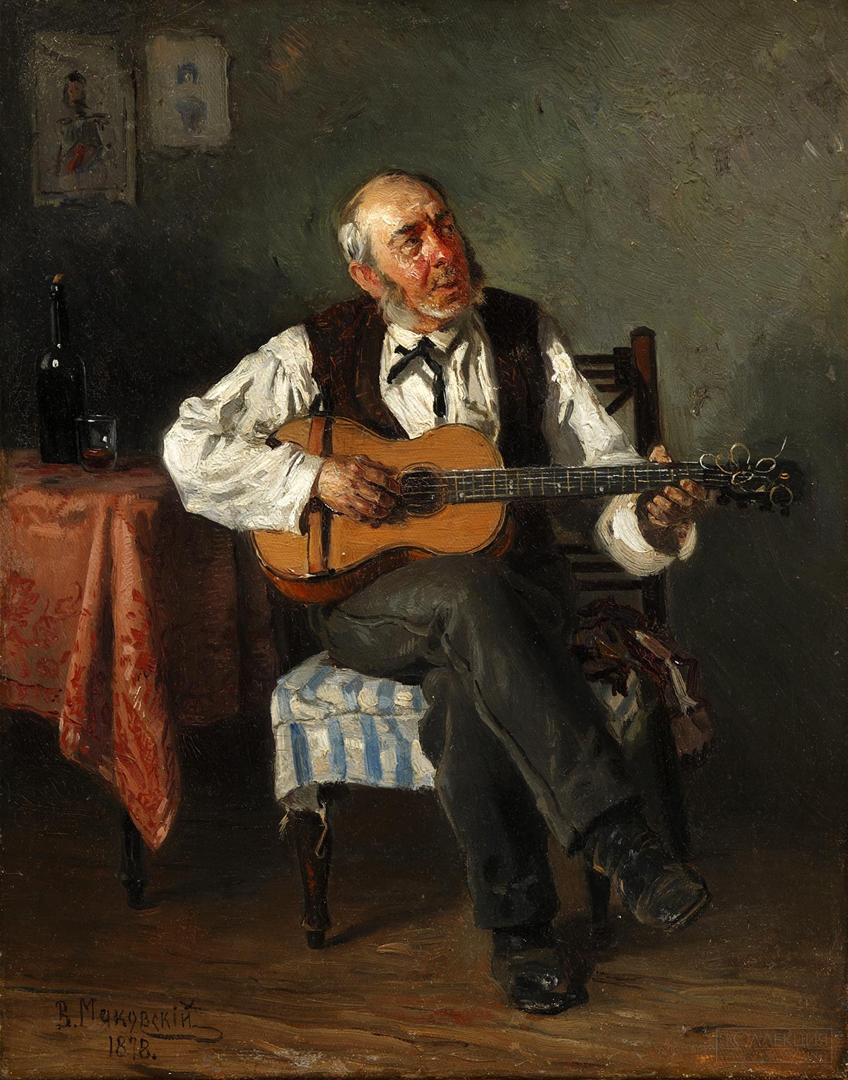 Маковский В. Гитарист. 1878. Частное собрание