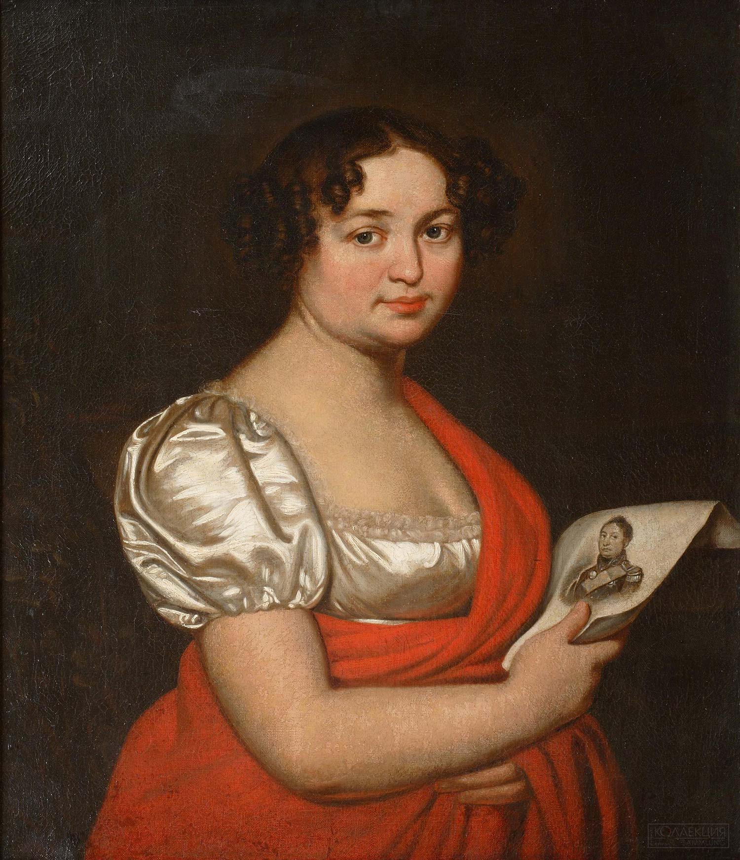 Неизвестный русский художник 1810-х Портрет Елены Петровны Балашовой