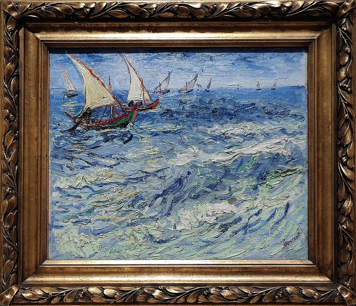 Винсент ван Гог. Море в Сент-Мари. 1888. ГМИИ им. А.С. Пушкина