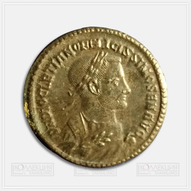 Император Диоклетиан (284–305). Пореформенный фоллис, чеканенный после отречения