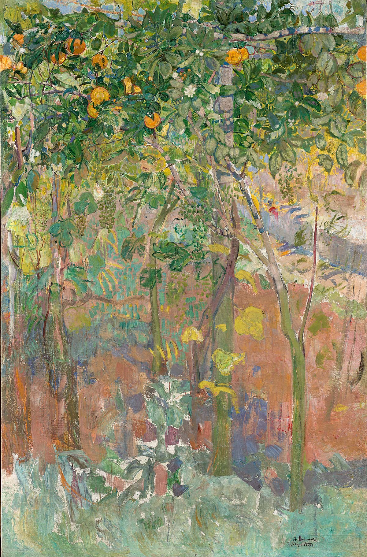Савинов А. Апельсиновые деревья. 1909. Государственная Третьяковская галерея