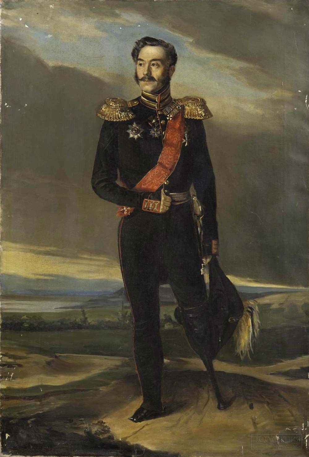 Портрет генерал-лейтената Ивана Карловича Арнольди. Неизвестный автор, примерно середина 1830-х гг.