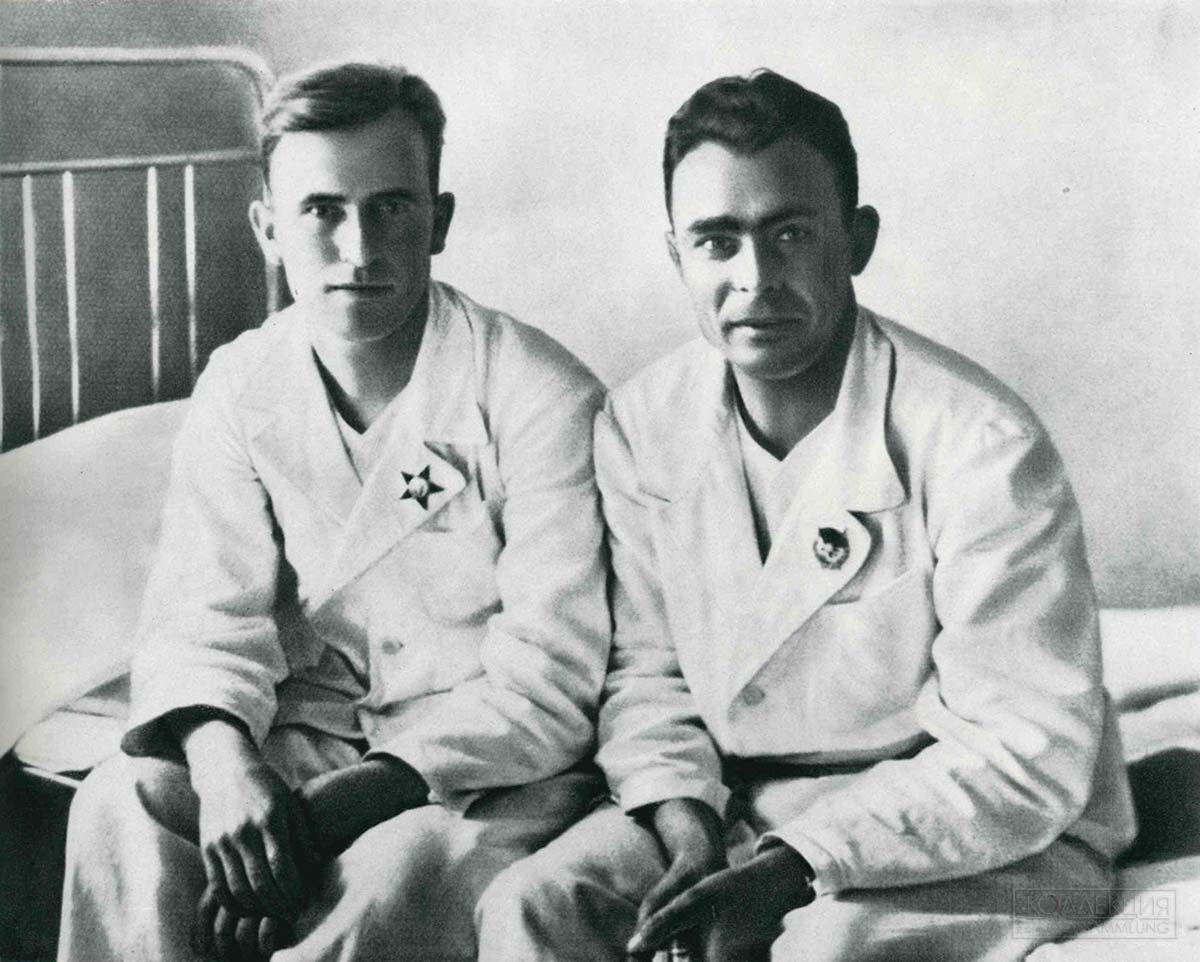 Л.И. Брежнев в госпитале. 1943 год