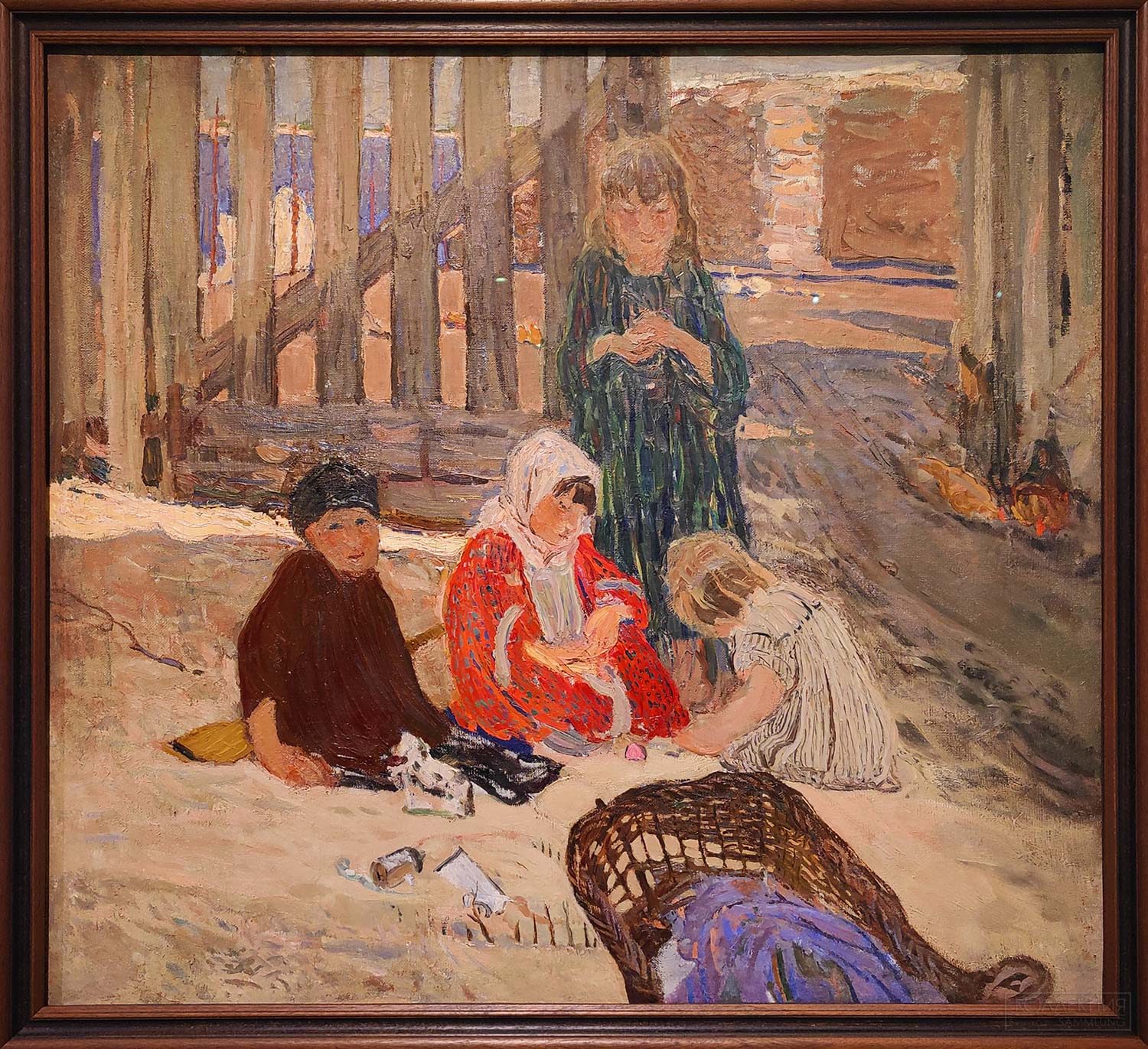Александр Савинов. Дети, играющие в песке. 1904. ГТГ