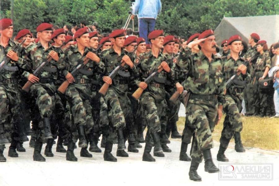 Военнослужащие СВК на параде