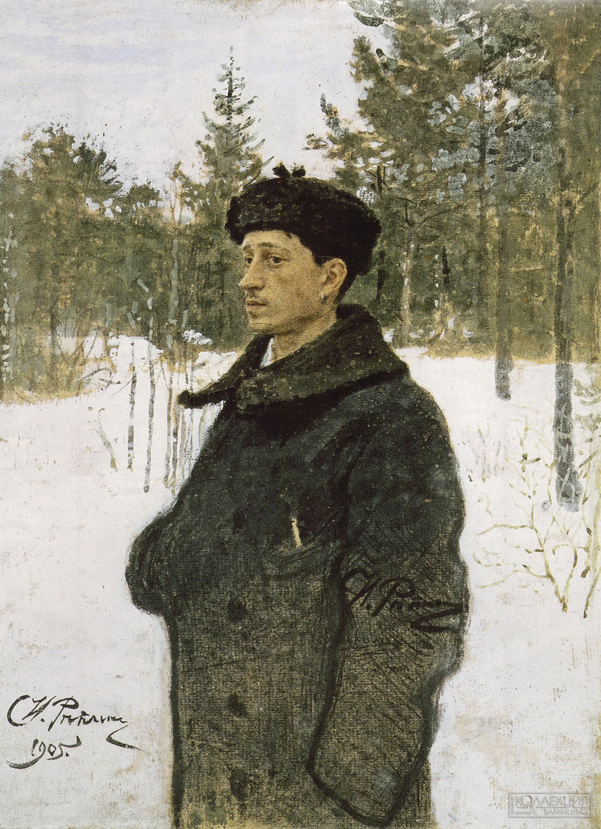 И.Е. Репин. Портрет Ю.И. Репина. 1905. ГРМ