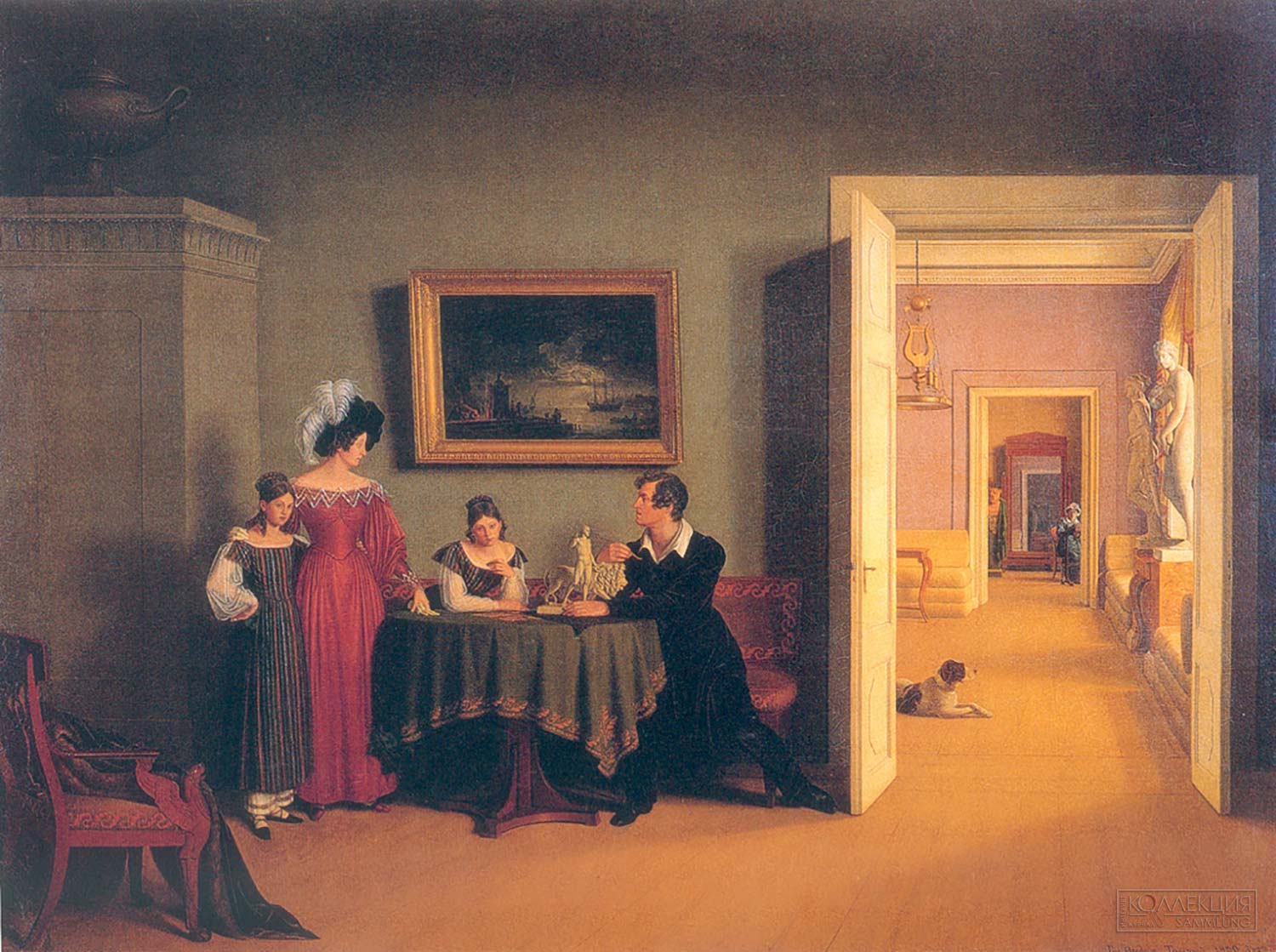 Ф.П. Толстой. Семейный портрет. 1830. ГРМ