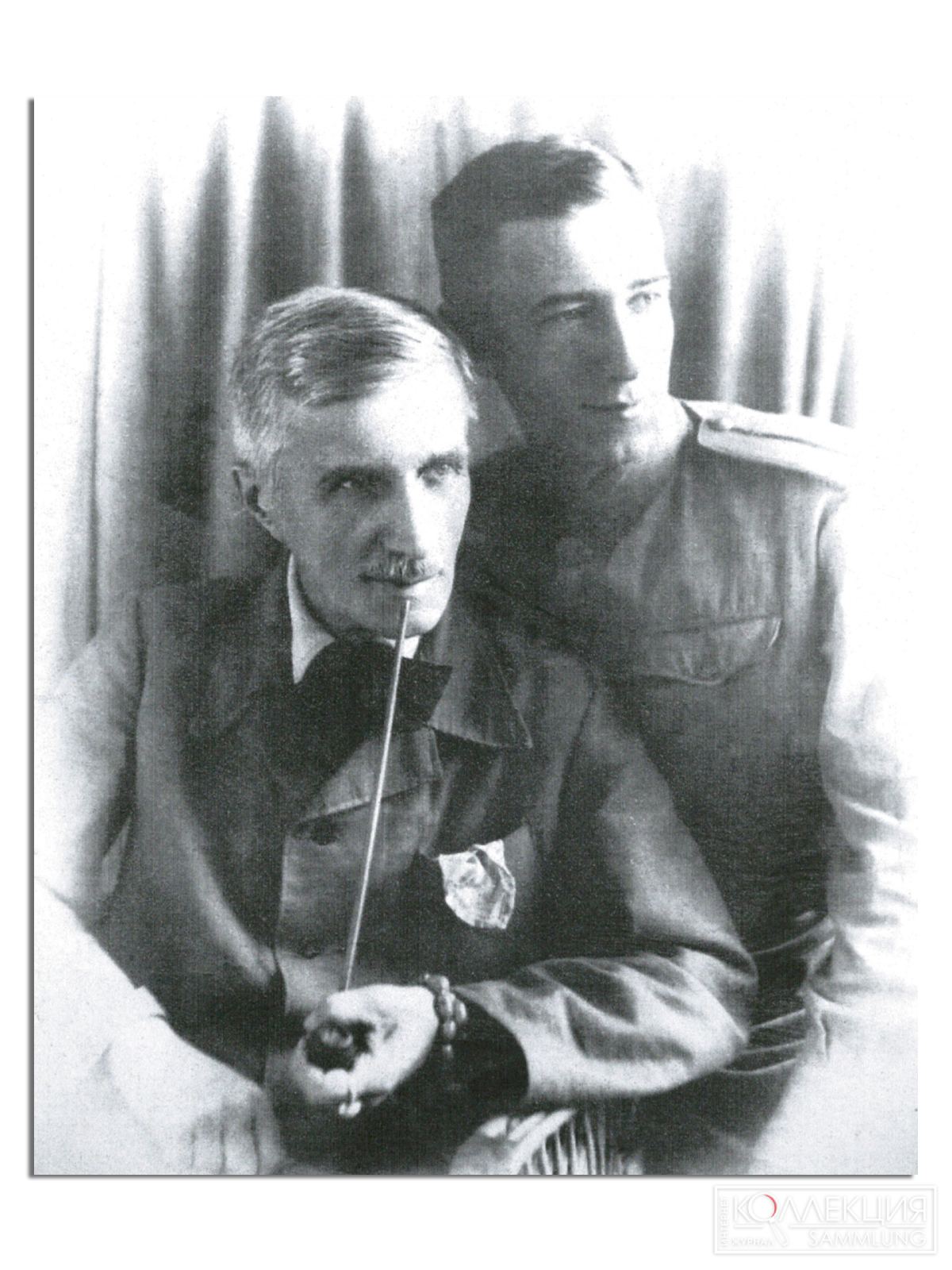 В. Г. Янчевецкий (слева) и М. В. Янчевецкий. Москва. 1934 г.