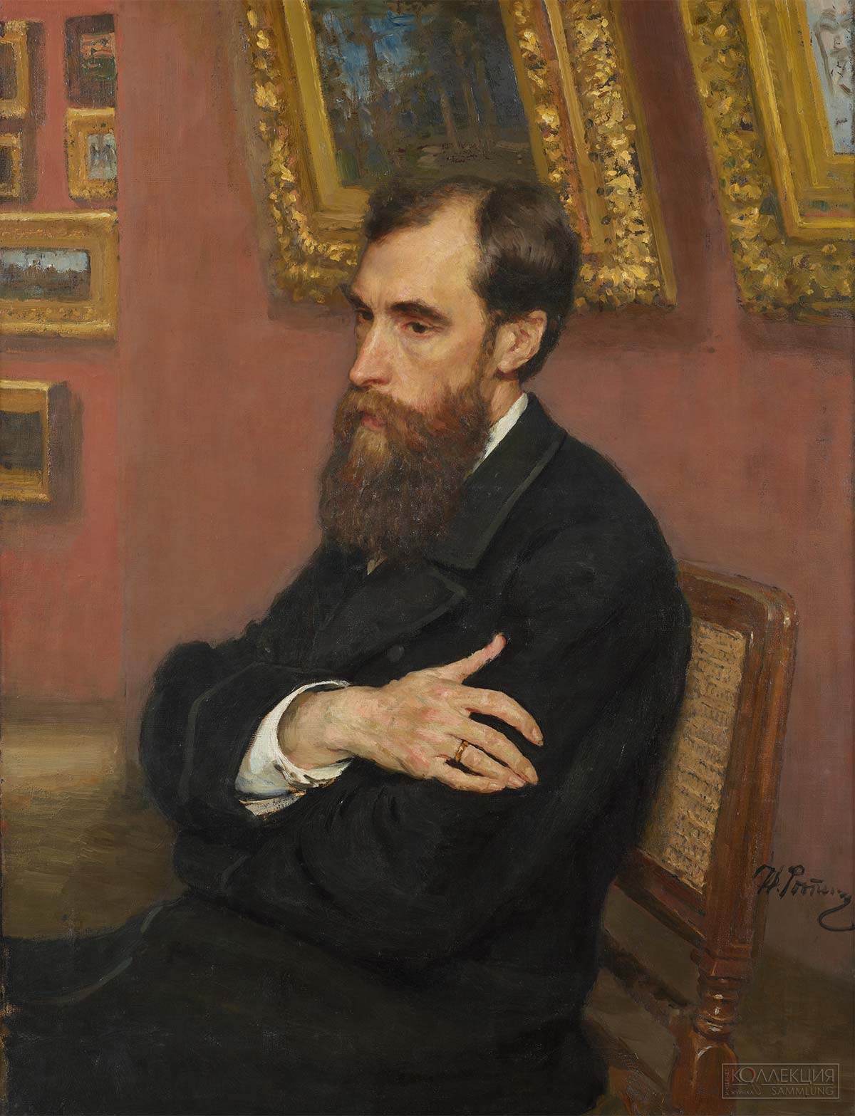 Репин И.Е. Портрет П.М. Третьякова. 1883. ГТГ