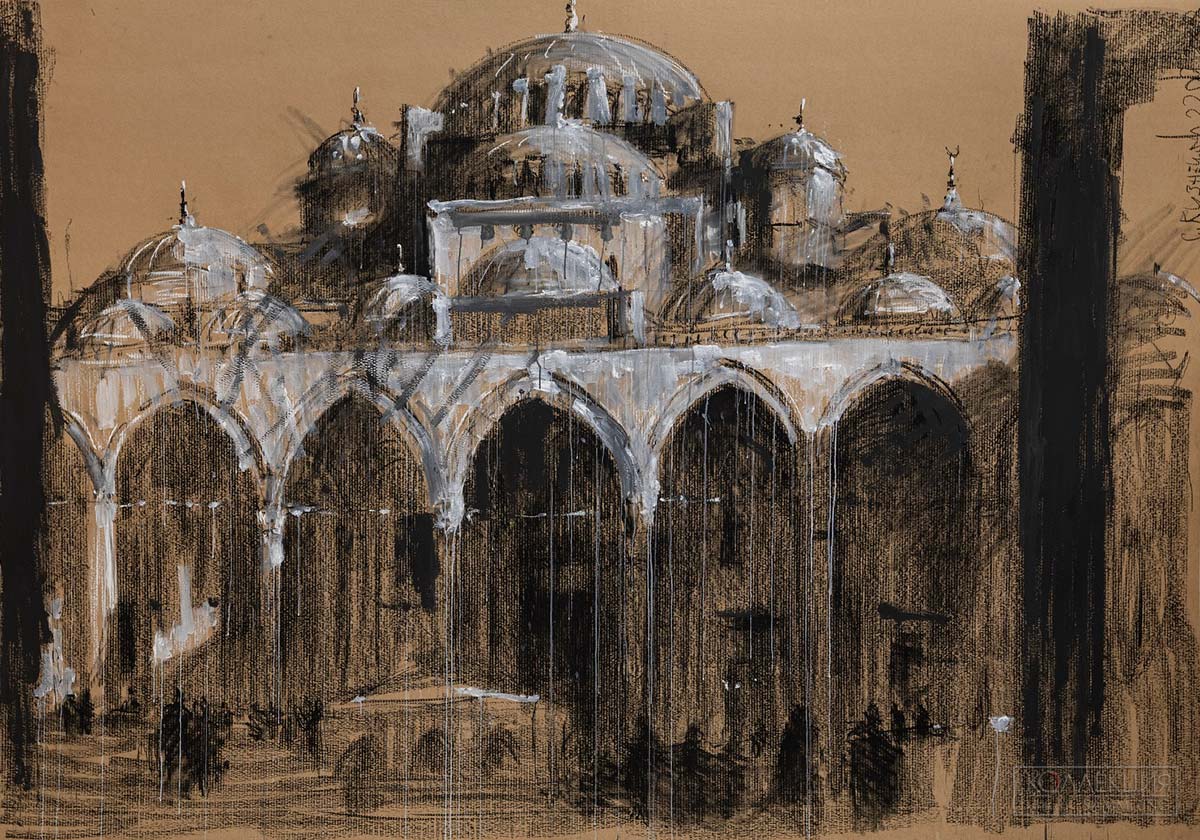 Сергей Кузнецов. Мечеть Сулеймание, Стамбул. 2022. Галерея «Триумф»