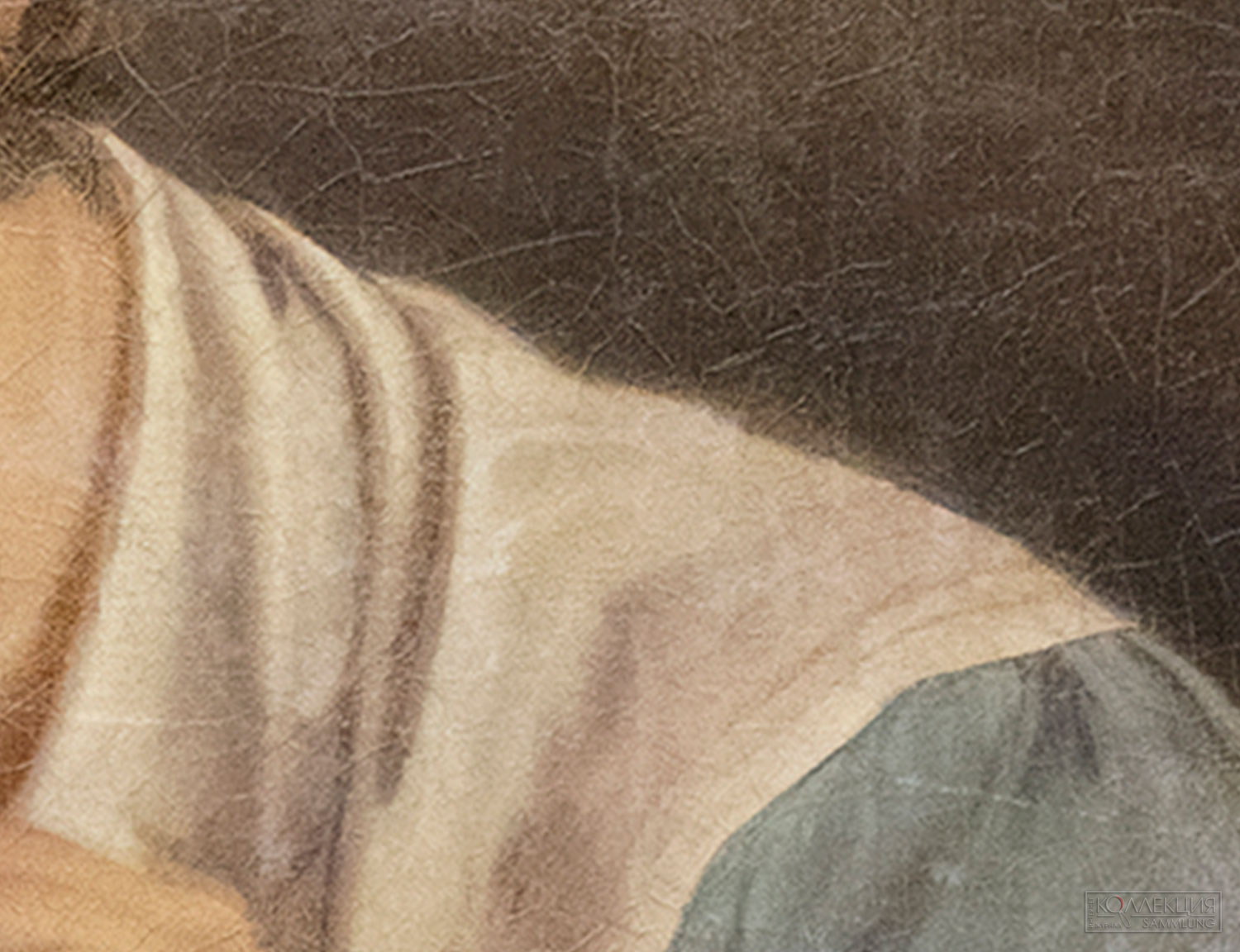 Тропинин В.А. Кружевница. 1820-е. Повторение одноименной картины (1823 ГТГ). Радищевский музей (фрагмент)