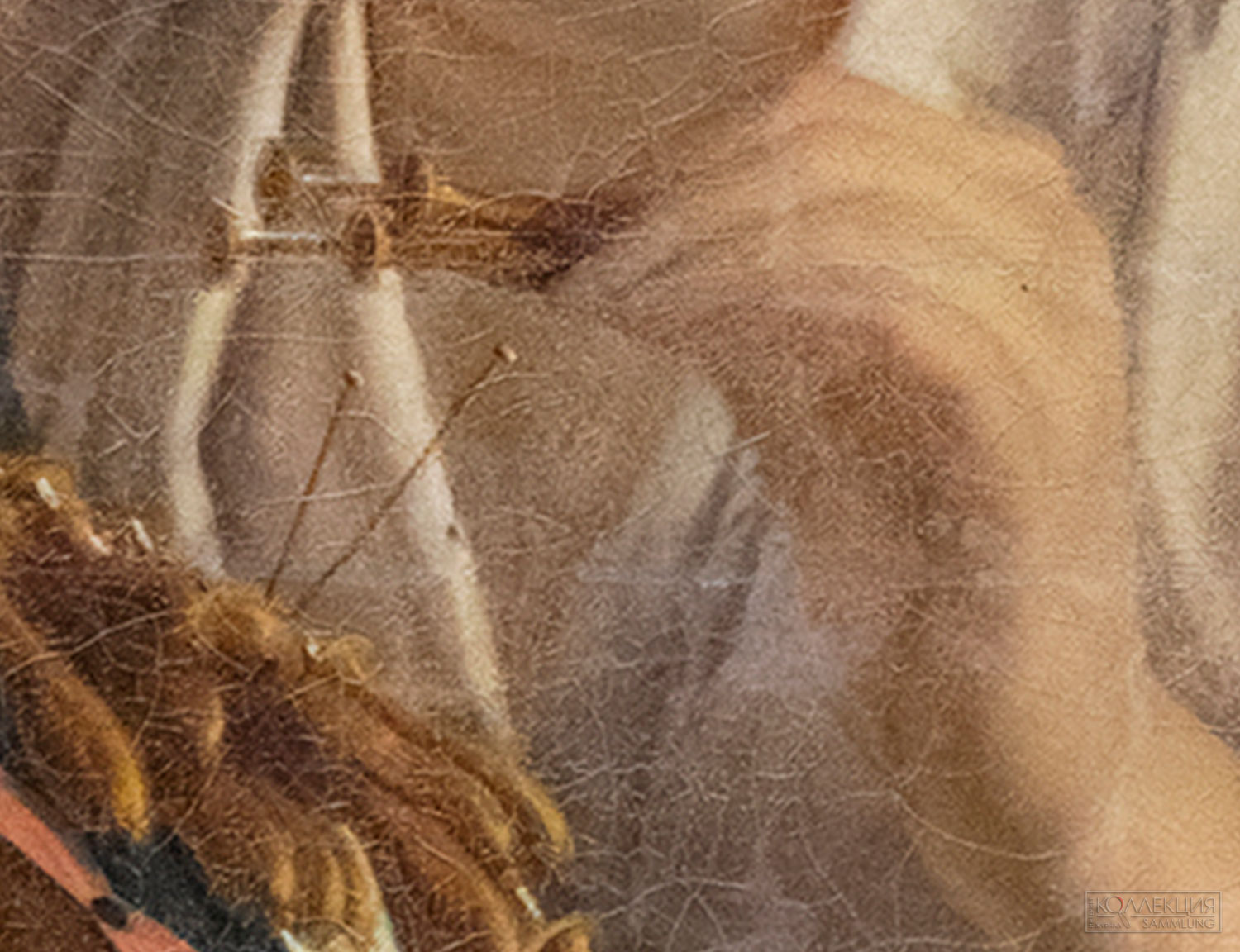 Тропинин В.А. Кружевница. 1820-е. Повторение одноименной картины (1823 ГТГ). Радищевский музей (фрагмент)