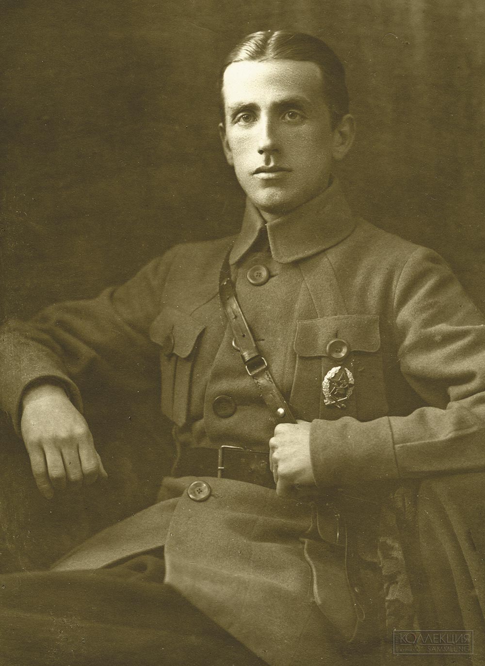 Командир-артиллерист Дмитрий К. 29 октября 1919 г. Коллекция Н. Филипповой