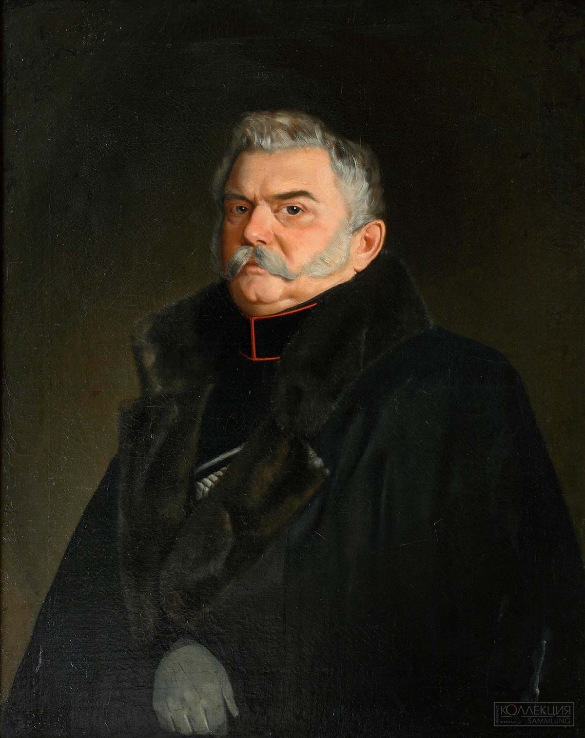 Зарянко Сергей Константинович (1818-1870/1/). Декабрист Александр Николаевич Муравьёв 1845. Холст, масло
