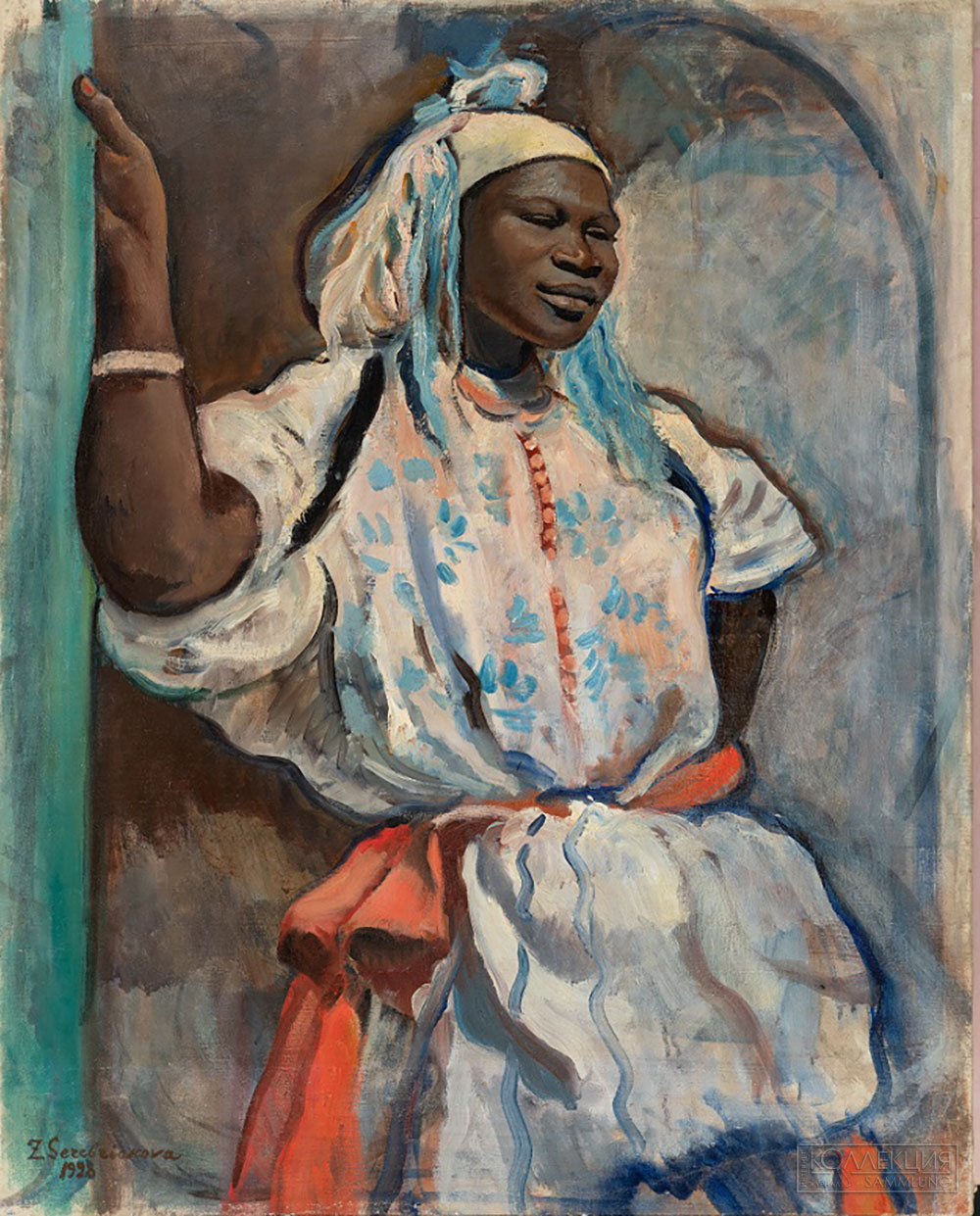 Серебрякова З.Е. Марокканка в белом. 1928. ГРМ