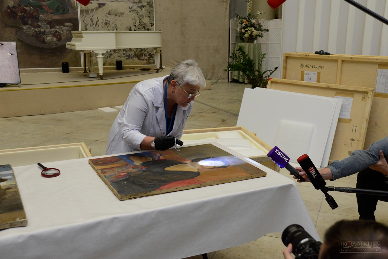 Русский музей реставрирует таганрогские шедевры пострадавшие при взрыве