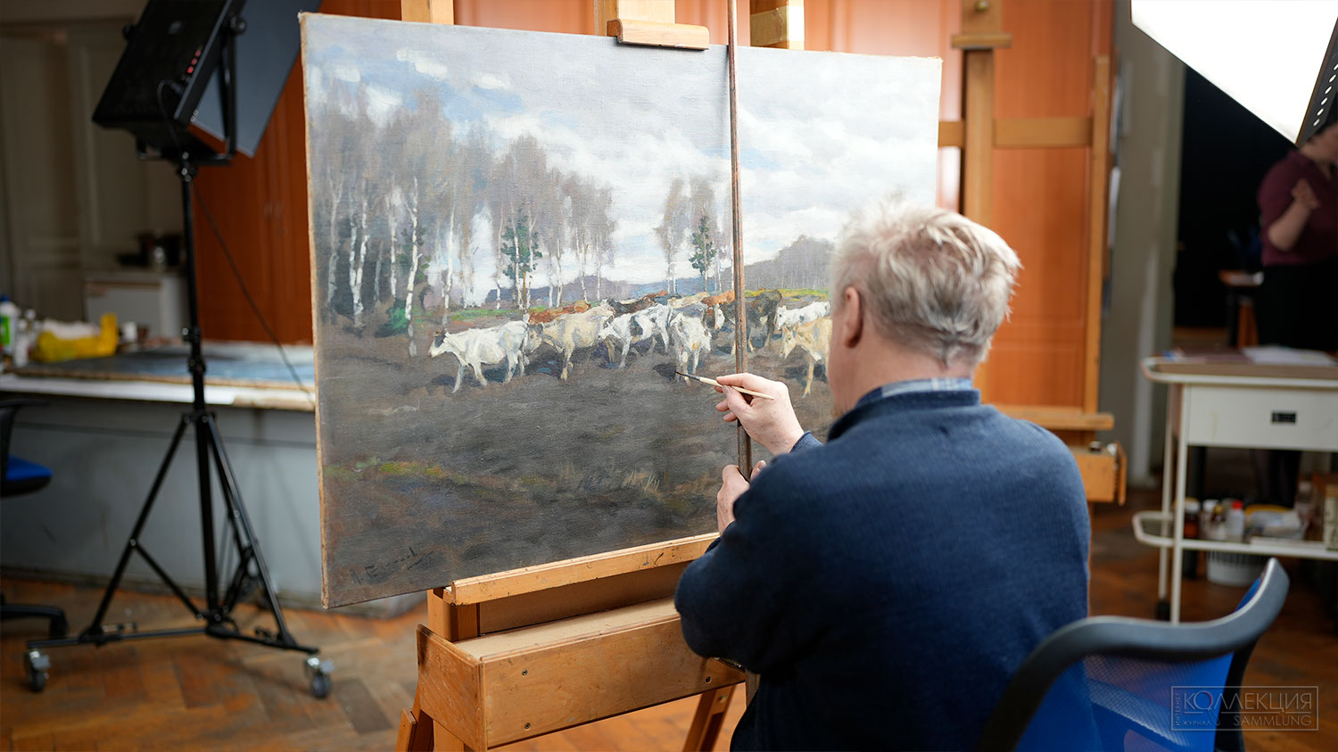 В Русском музее продолжается реставрация картин из Таганрогского художественного музея