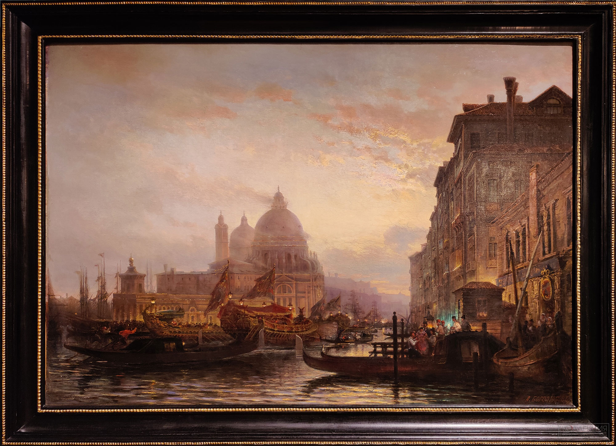 Боголюбов А.П. Венеция ночью. 1856. Тульский музей изобразительных искусств