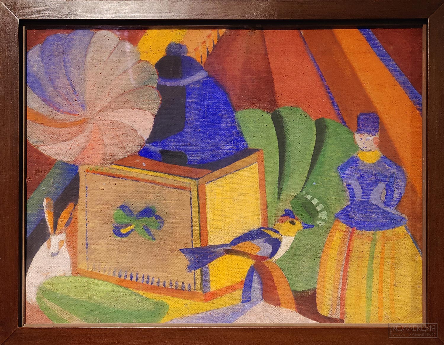 Неизвестный художник. Натюрморт с игрушками. 1920-е. Пермская государственная художественная галерея