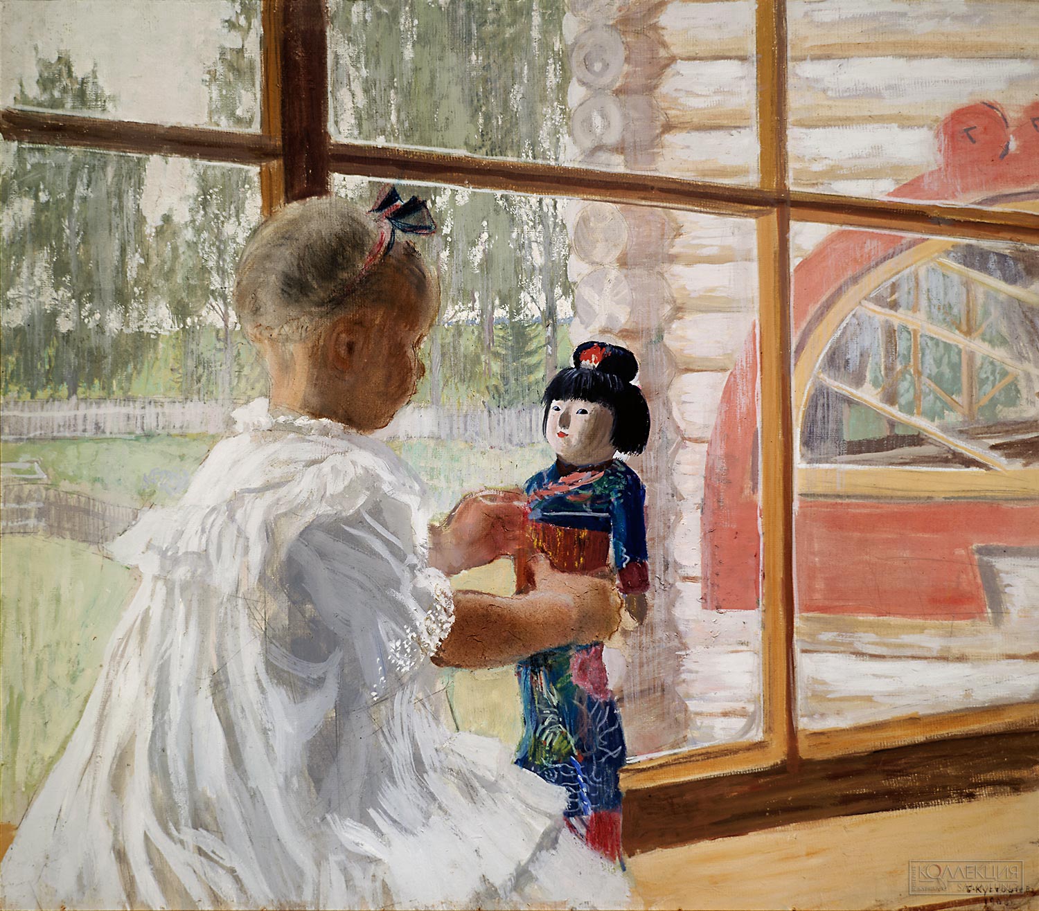 Борис Кустодиев. Японская кукла. 1908. ГТГ