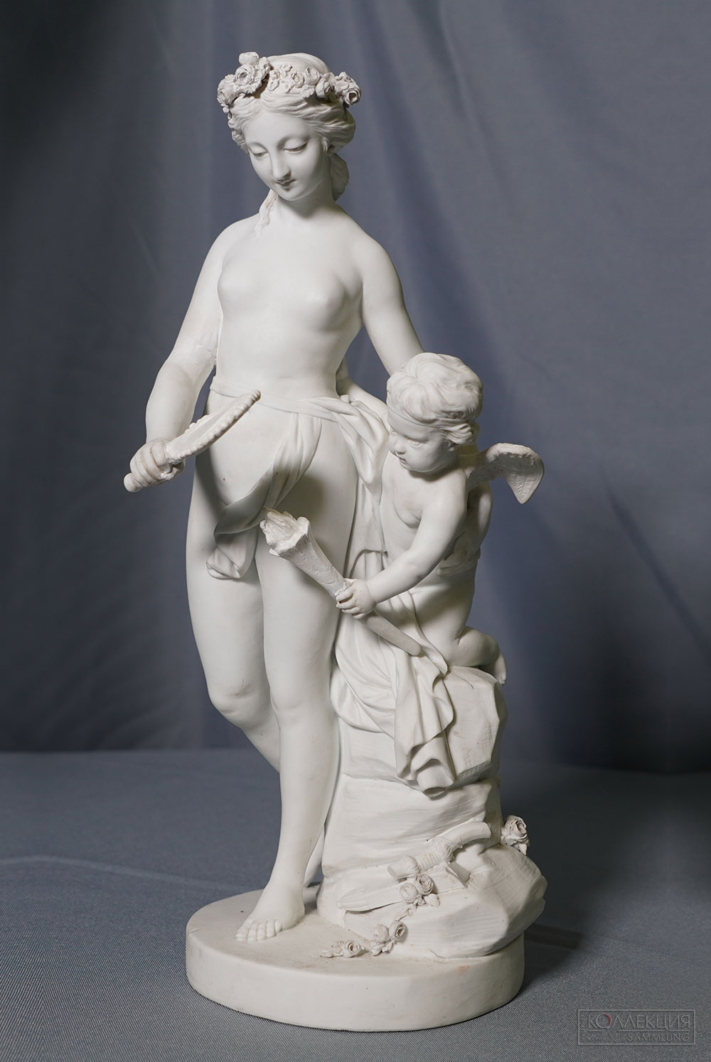 Скульптурная группа «Венера с зеркалом» Мануфактура Локре. 1780-е гг.