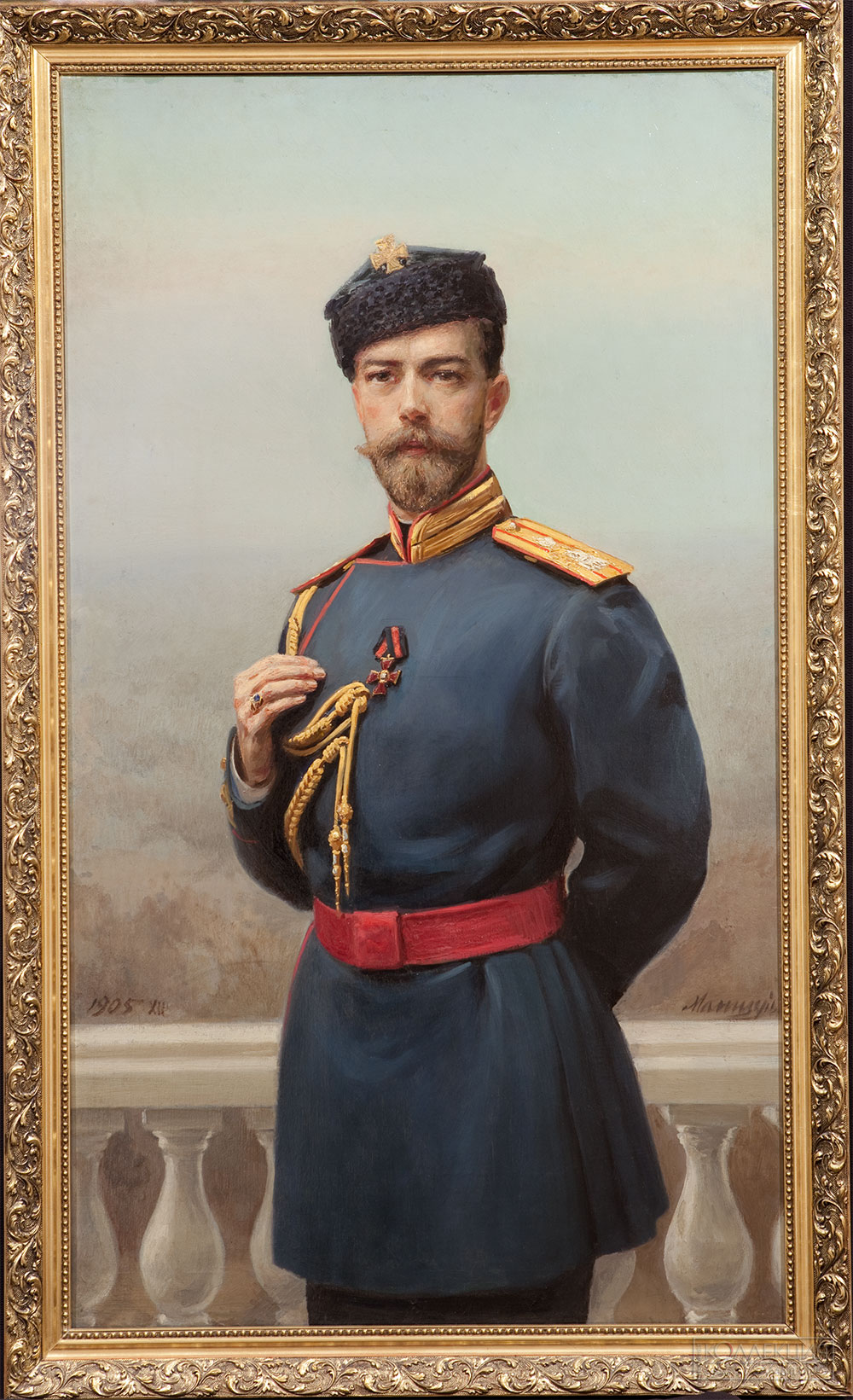 Генрих Матвеевич Манизер. Портрет императора Николая II. 1905 г. ГИМ