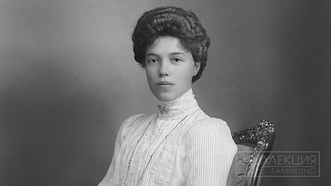 Великая княгиня Ольга Александровна. Фотография 1900-х годов