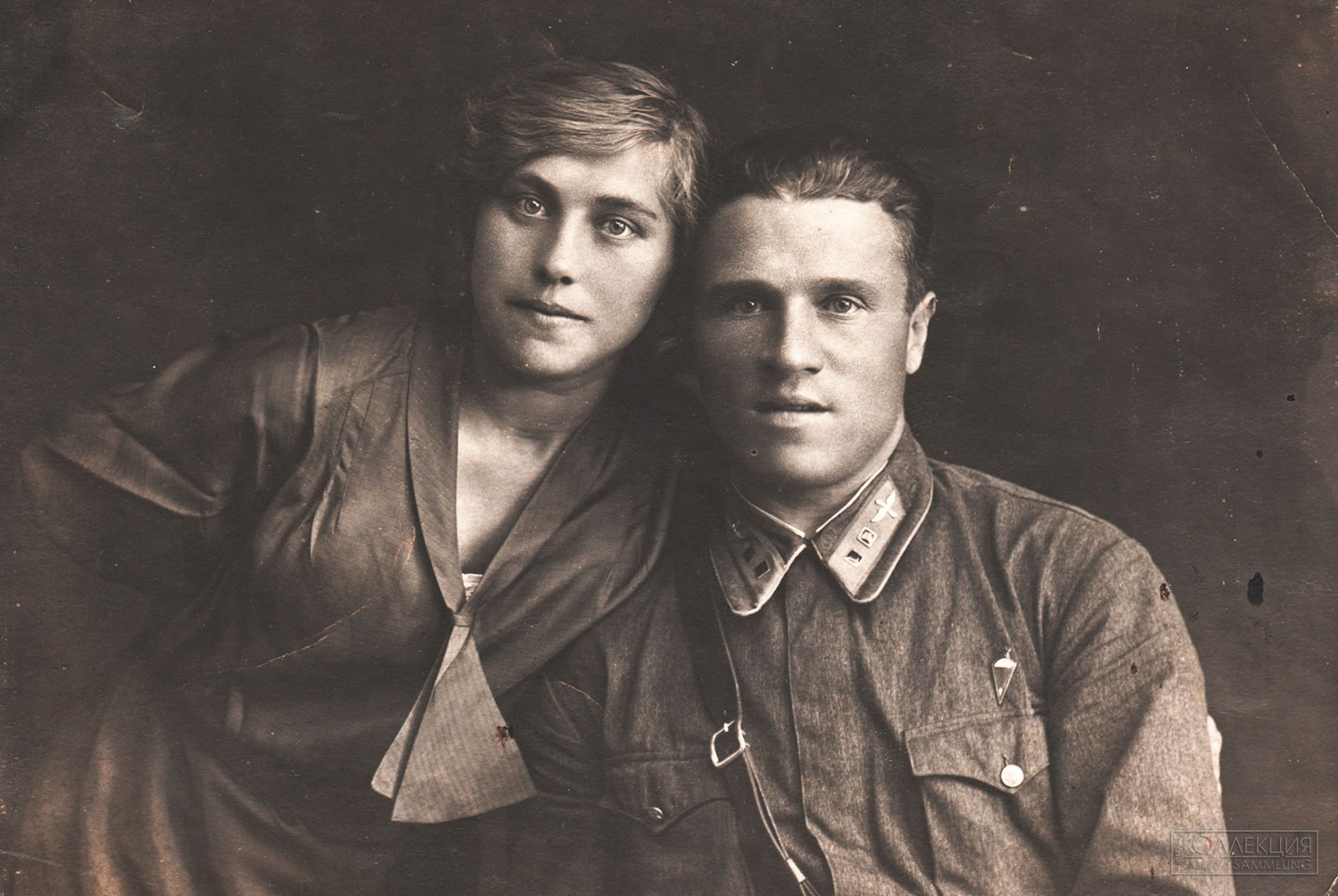 Иван Васильевич и Анастасия Васильевна Панины. 1936