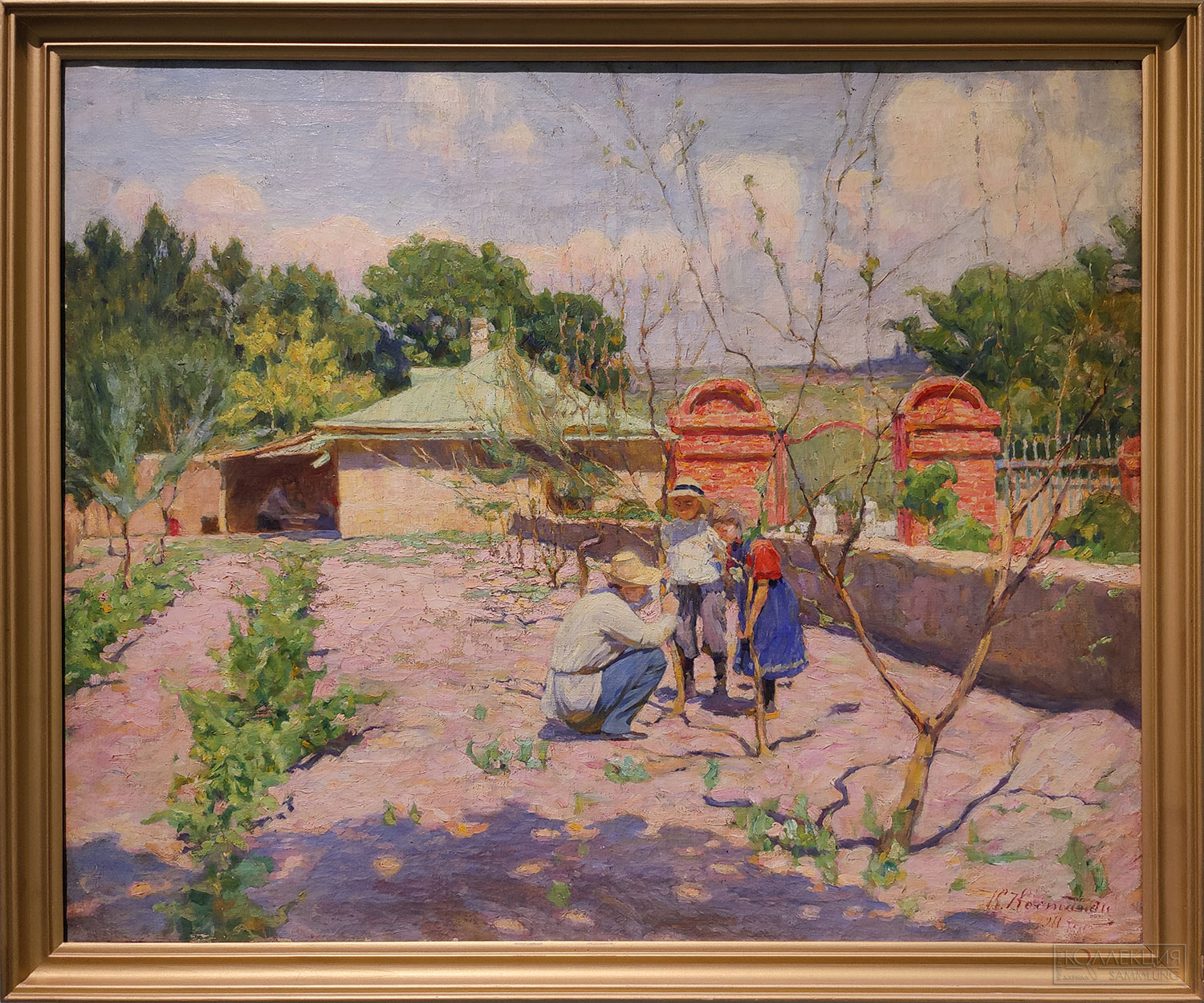 Кириак Костанди. Прививка яблонь. 1911. Ростовский областной музей изобразительных искусств