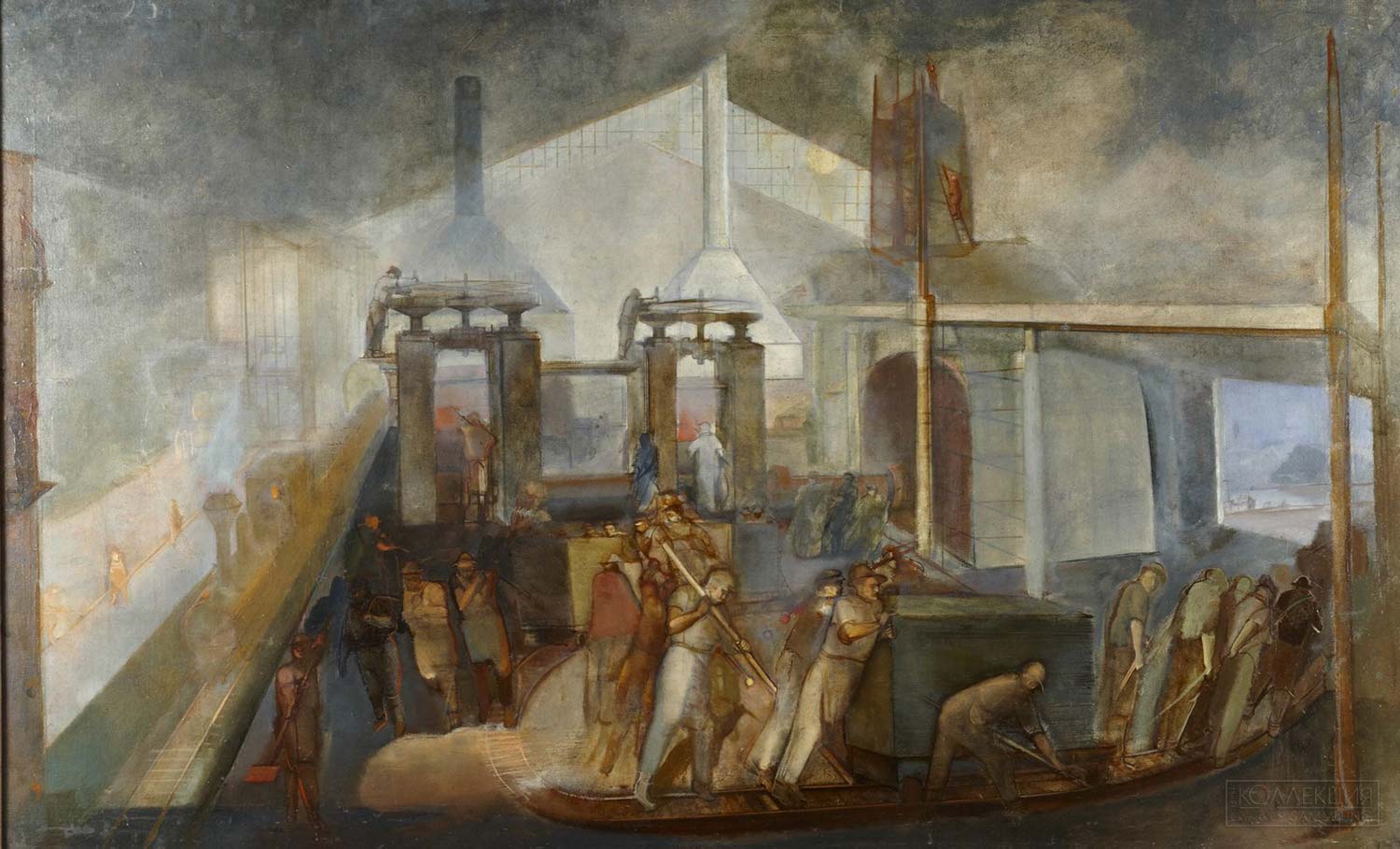 Александр Лабас. Уральскиий завод. 1925. Екатеринбургский музей изобразительных искусств. Бескина-Лабас О.М. 2024