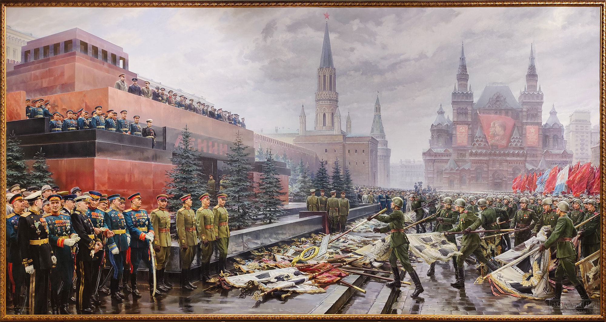 Михаил Хмелько (1919-1996). Триумф победившей Родины. 1946. Холст, масло. ГТГ