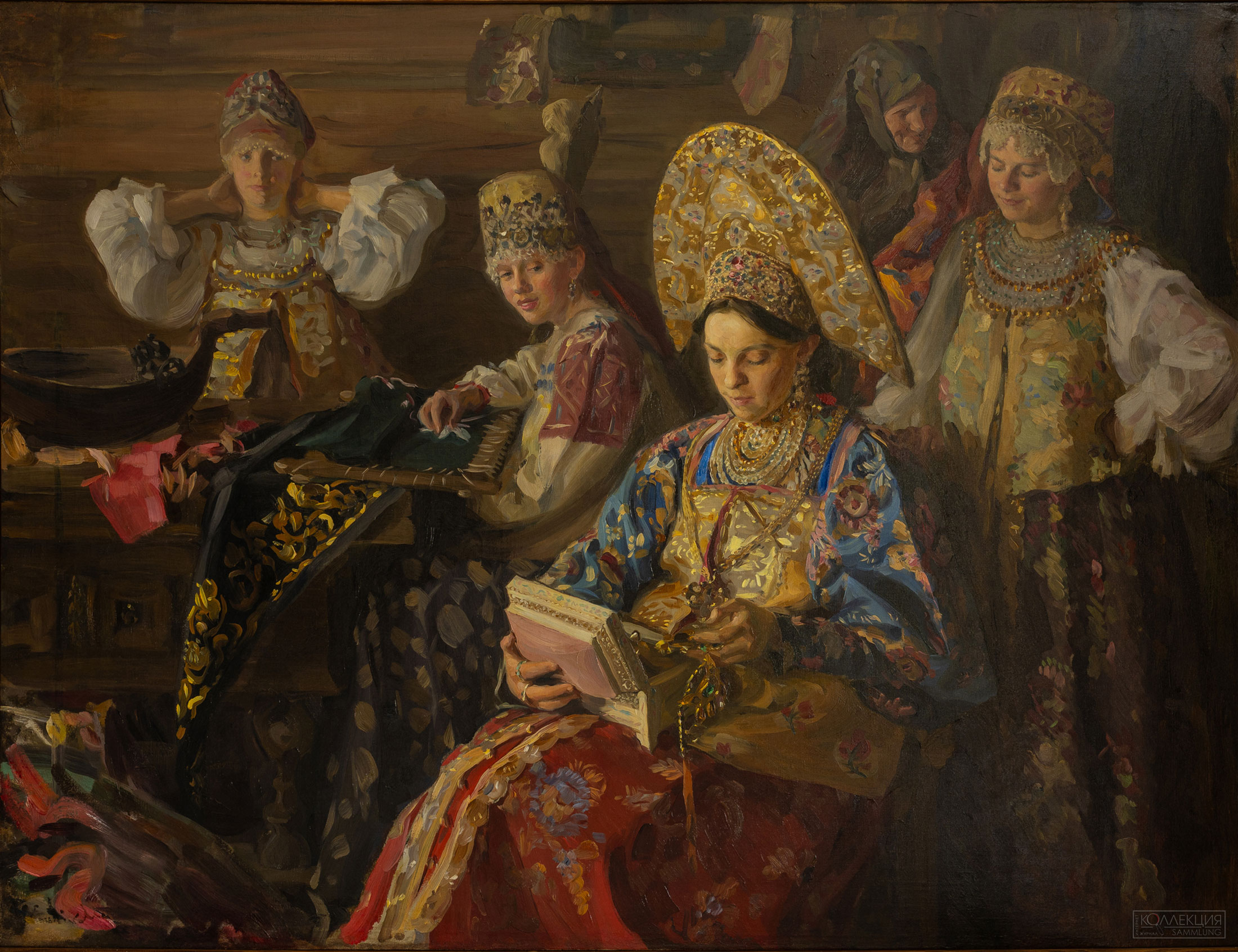 Куликов И.С. Боярышня (Убор невесты). 1911. ЯХМ
