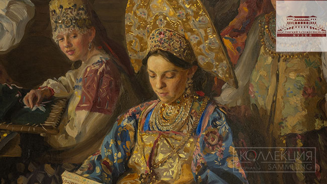 Куликов И.С. Боярышня (Убор невесты). 1911. ЯХМ