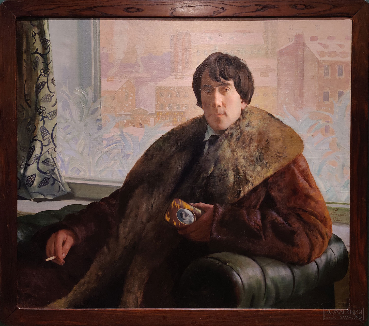 Кустодиев Б.М. Портрет И.С. Золотаревского. 1922. Холст, масло. ГРМ