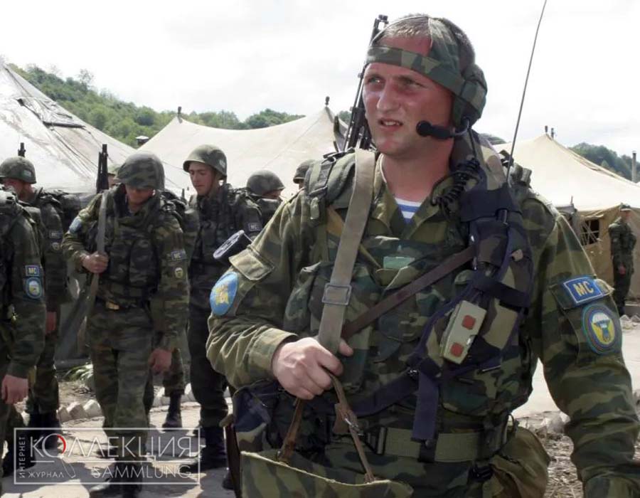 Военнослужащий 7-й десантно-штурмовой дивизии ВДВ