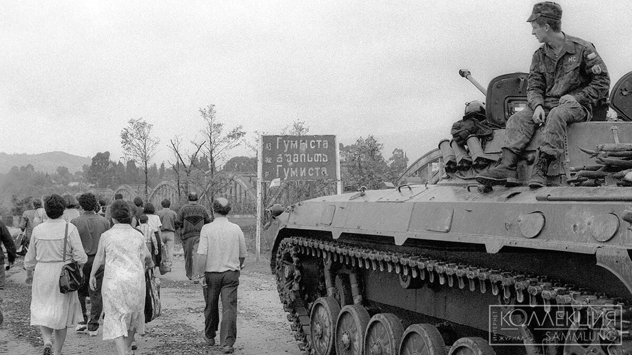 БМП-2 КСМП в районе села Гумиста