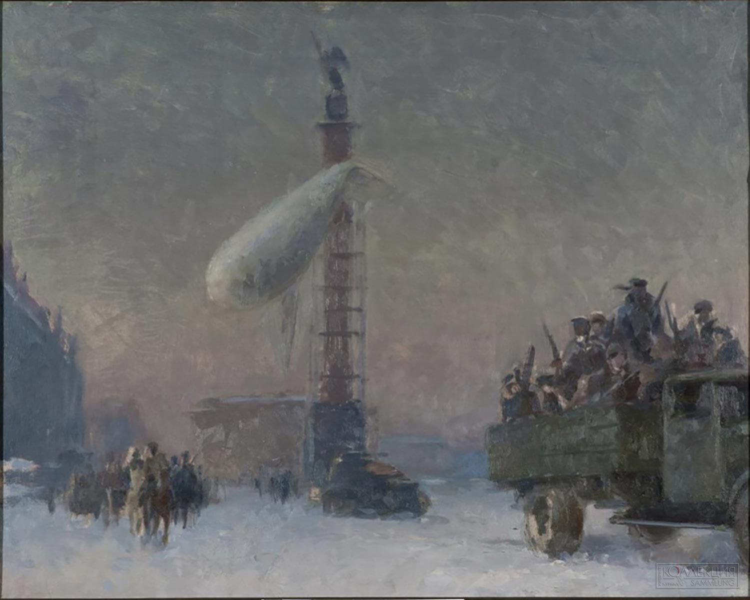 Николаев Я.С. Площадь Урицкого. 1941-1942. ГРМ