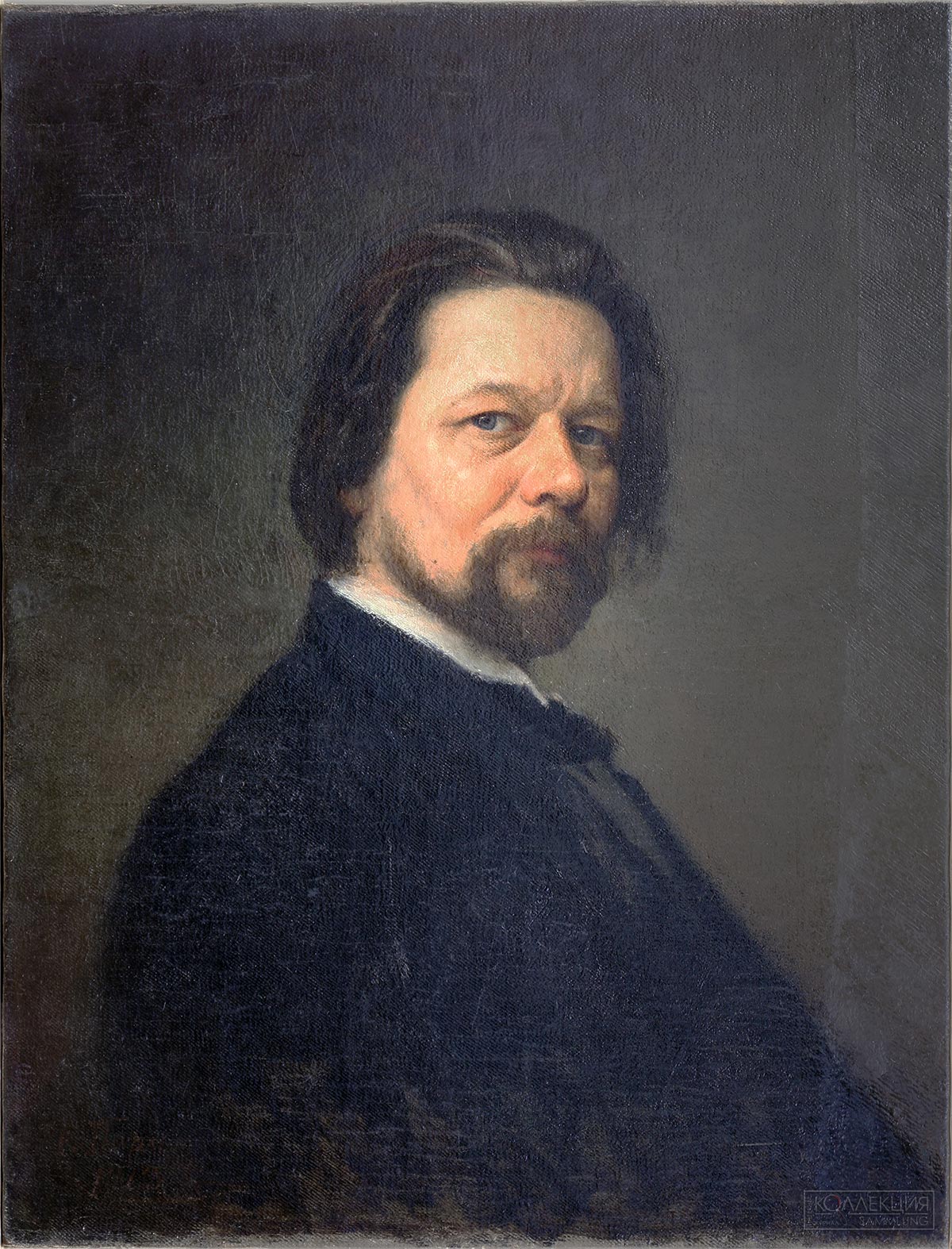 Пархоменко Иван Кириллович (1870–1940). Автопортрет. 1900-е. Холст, масло. Государственный музей истории российской литературы имени В.И. Даля