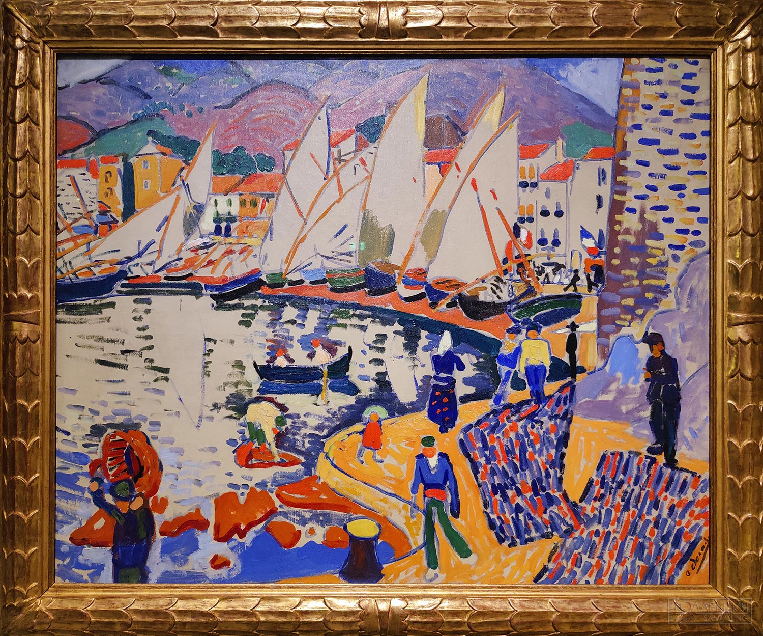 Андре Дерен. Просушка парусов. 1905. Холст, масло. ГМИИ им. А.С. Пушкина