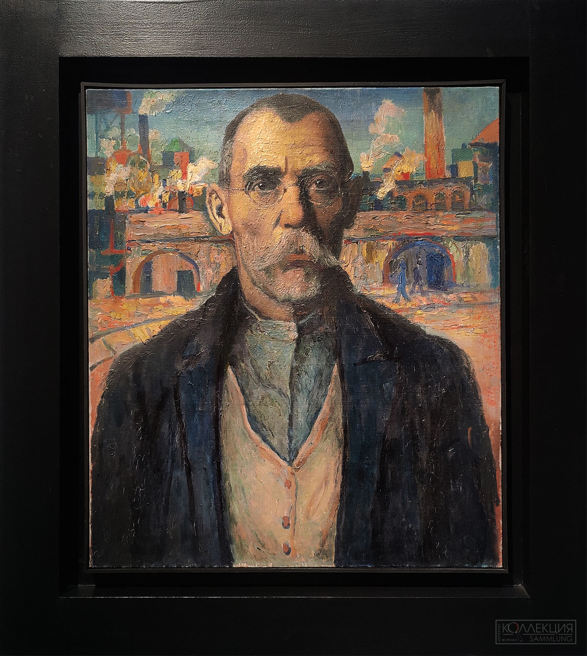 Казимир Малевич. Портрет ударника (Краснознаменец Жарновский). 1932. Холст, масло. ГРМ