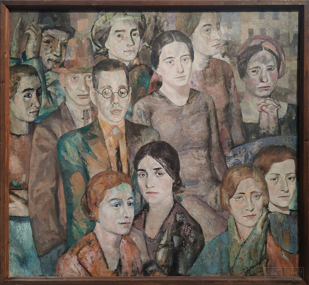 Павел Зальцман. Групповой портрет. 1930-е. Холст, масло. ГРМ