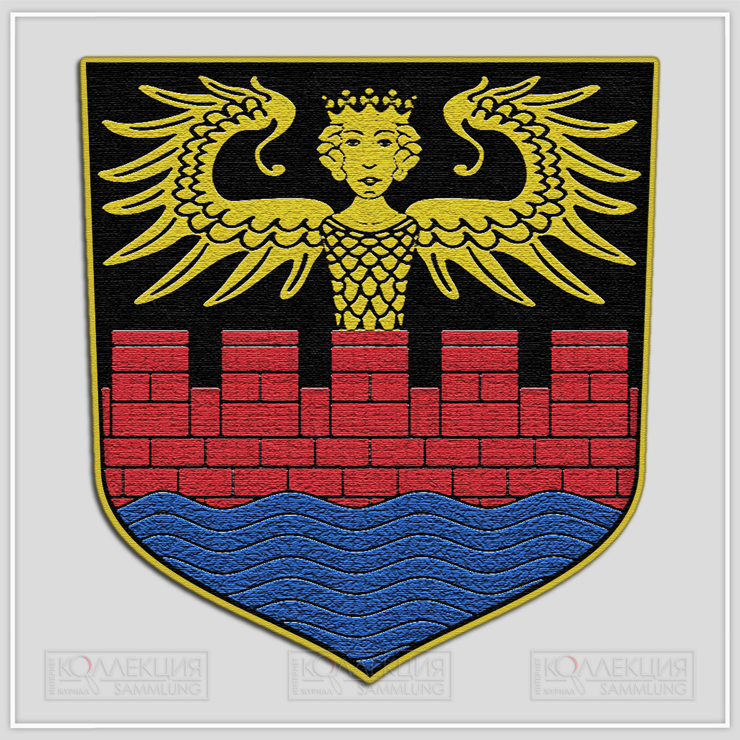 Герб города и фрегатов Эмден