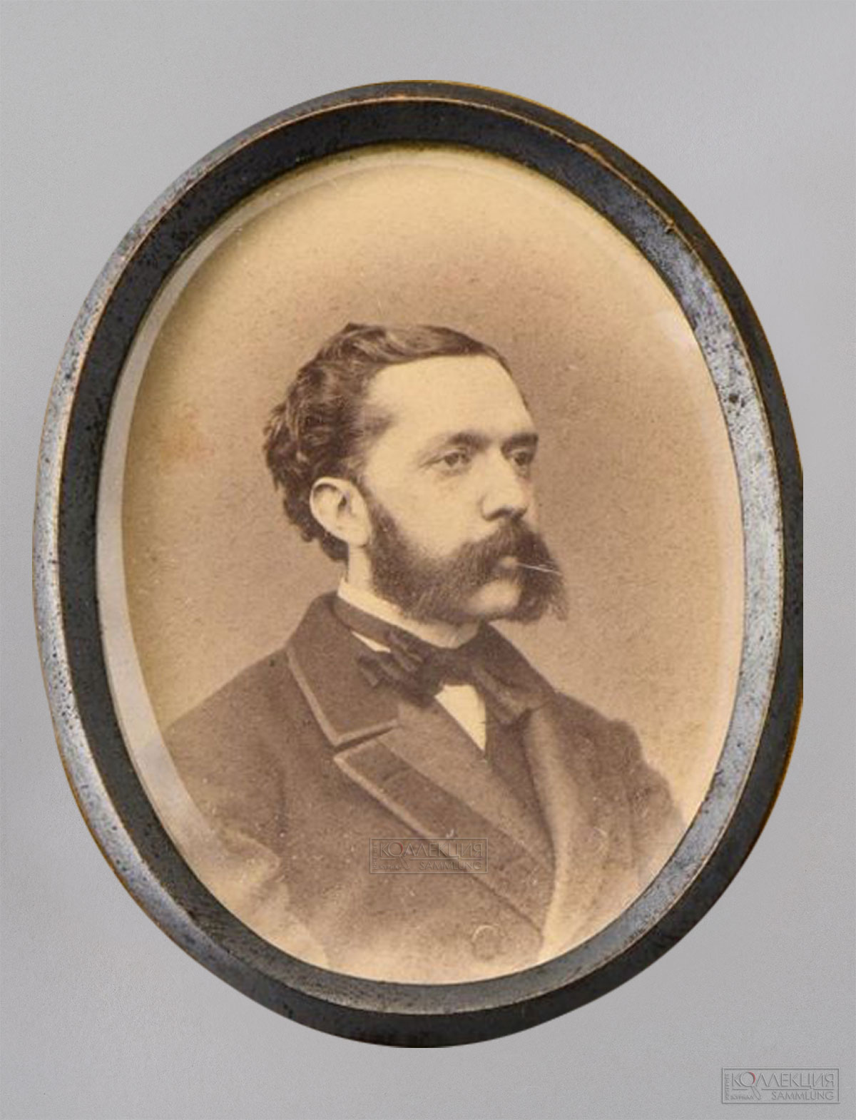 Вианелли Дж. (фотограф). Портрет М.В. Шаховского-Глебова-Стрешнева. Картон, альбуминовый отпечаток. (Атрибуция А. Черненковой). Конец 1860-х гг. ГИМ