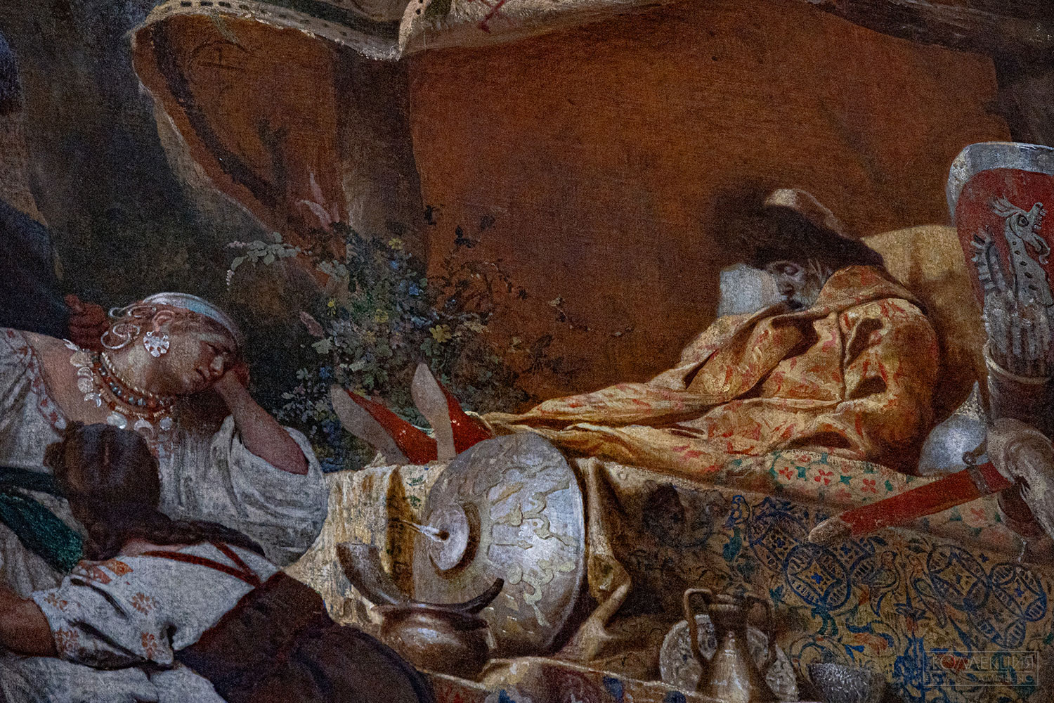 Семирадский Г.И. Похороны руса в Булгаре. 1883. ГИМ (фрагмент)