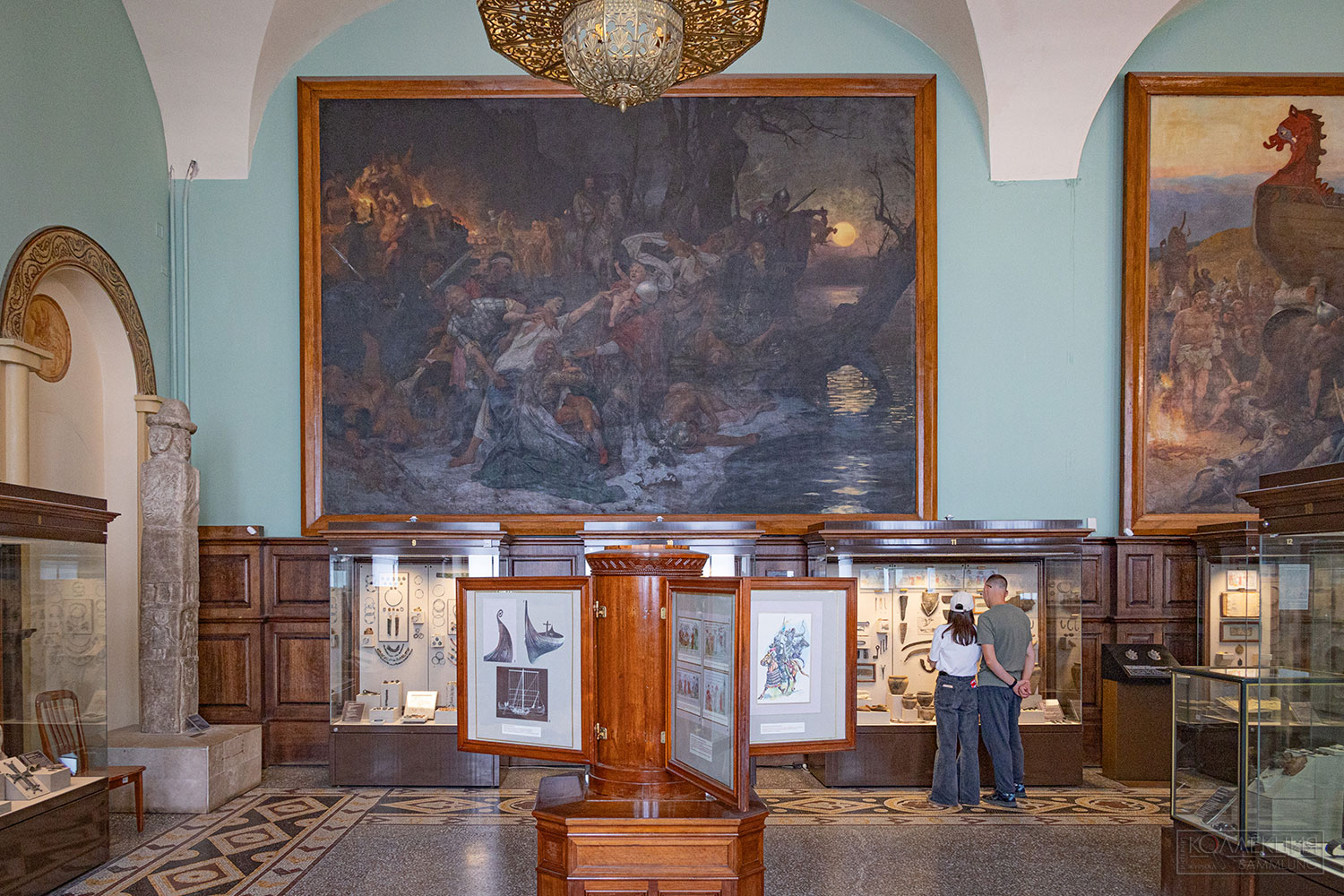 Семирадский Г.И. Тризна дружинников Святослава после боя под Доростолом в 971 году (Ночные жертвоприношения). 1884. ГИМ