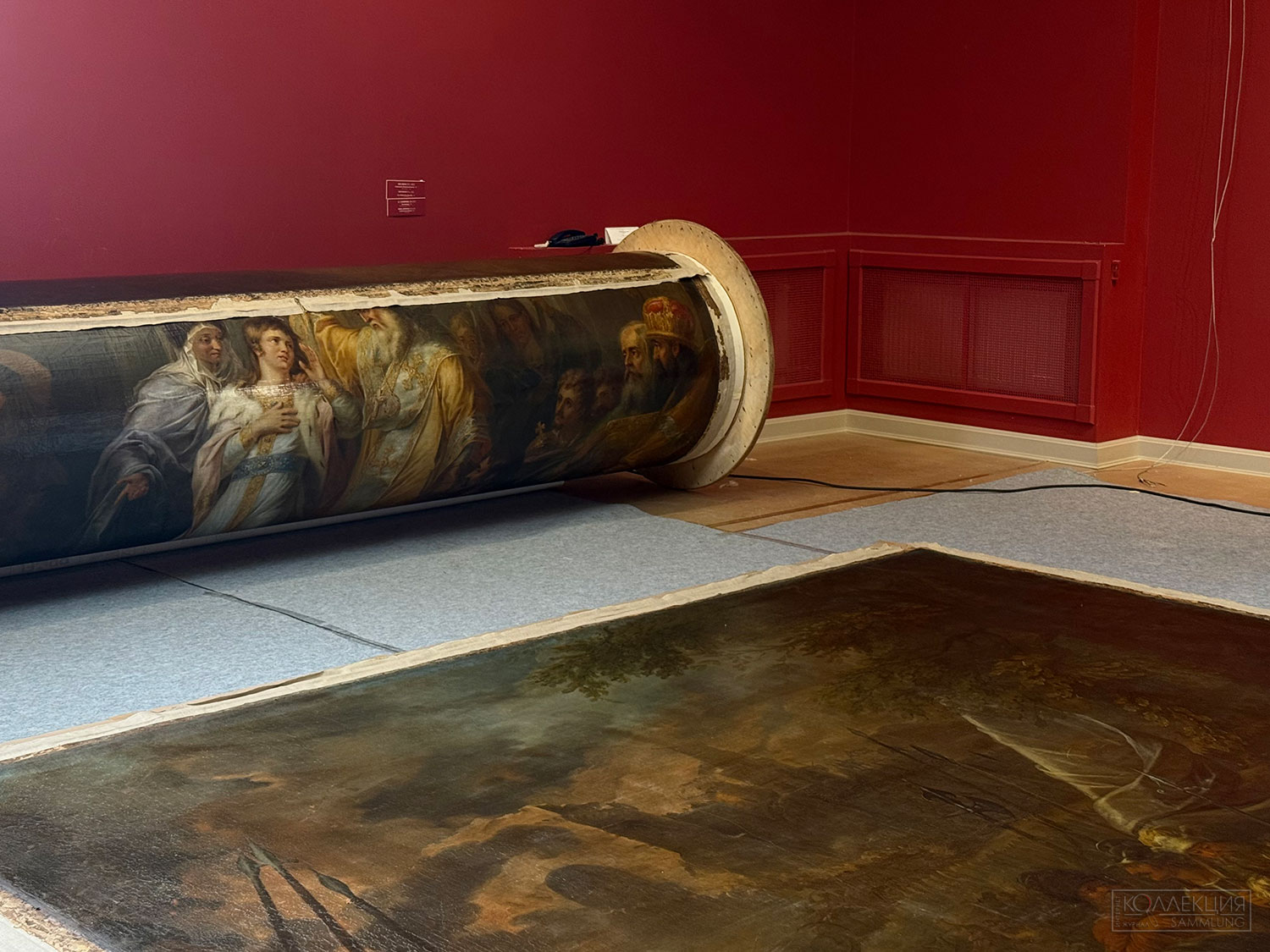 Григорий Угрюмов. Призвание Михаила Фёдоровича Романова на царство 14 марта 1613 года. 1799. ГРМ